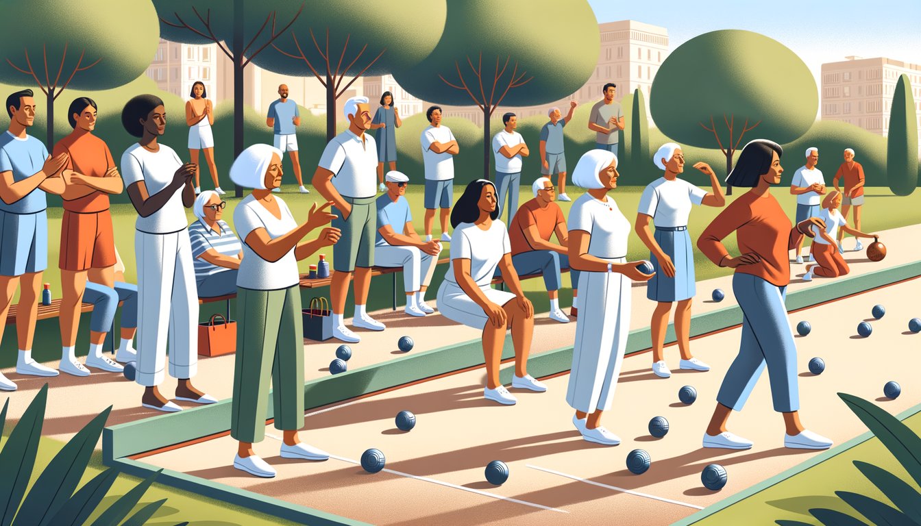 Un tournoi de pétanque mémorable pour promouvoir le foot santé féminin
