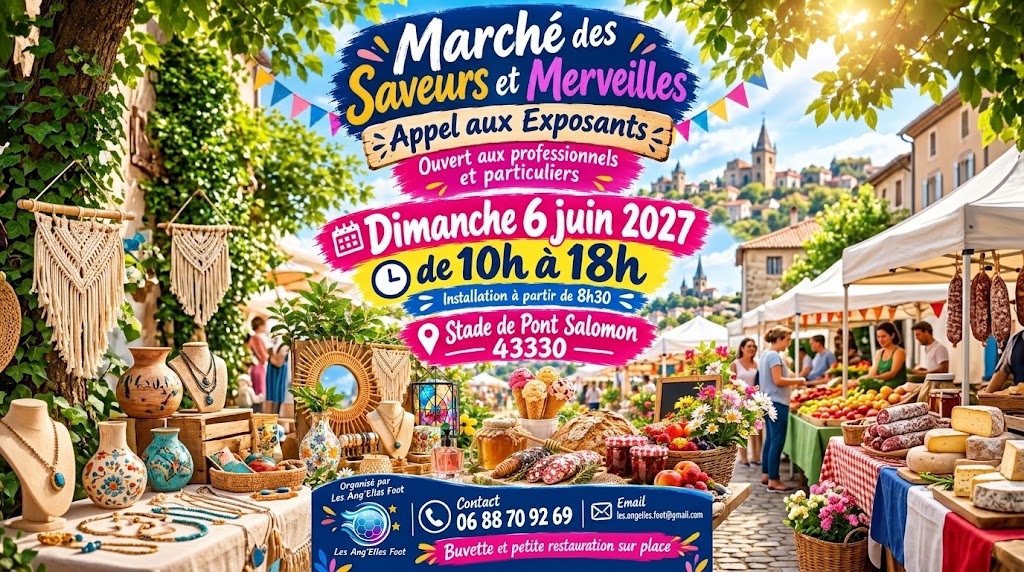 MARCHÉ DES SAVEURS ET DES MERVEILLES du 06 juin 2027