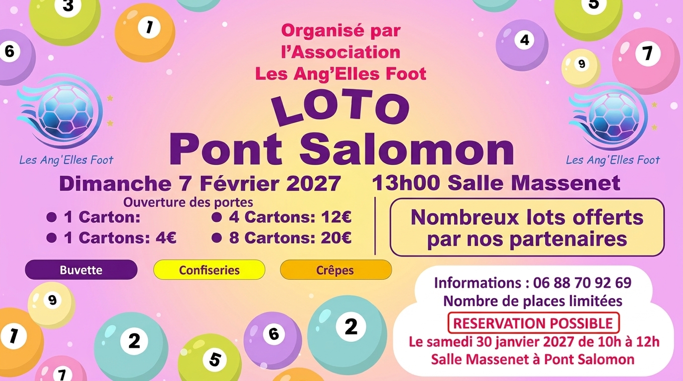 LOTO du 07 février 2027 à PONT-SALOMON (43)